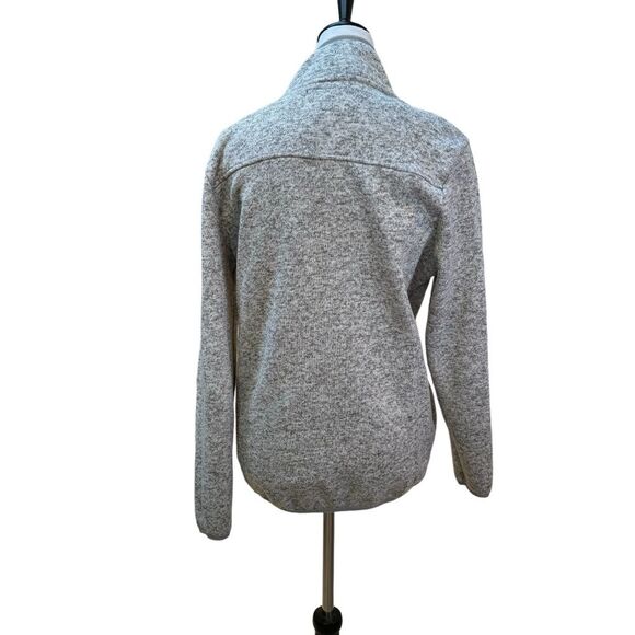 Simply Southern Pullover Sweater Women's Gray Button Up Fleece - Picture 3 of 7